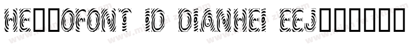 hellofont id dianhei eej字体下载字体转换